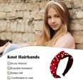 thumbnail image 2 of Diadema con Nudo Torcido Minnieouse Accesorios para el Cabello de Boda Perlas Rojo, 2 of 6