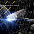 thumbnail image 2 of LED Lamp Bike Front/Rear Lights USB Rechargeable 400 LM Ultra Powerful Lighting Set Bike Headlight Waterproof Multi-Modes Cycling Bike Night Camping Sport with Support-Black, 2 of 7