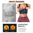 thumbnail image 5 of Vaslanda Sauna Sweat Suit for Women Waist Trainer Workout Faja Weight Vest Body Shaper Shirt Band, 5 of 6