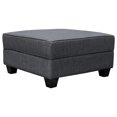 thumbnail image 1 of Best Master Tissu Vendome Rembourré Pouf Modulaire en Gris, 1 of 1