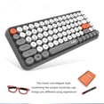 thumbnail image 4 of Ajazz Ajazz 308i Bluetooth Keyboard - Compact 84-Key Wireless Keyboard for Windows, iOS, Android, Mac - Stylish Grey Design with 10m Range & Noise-Reduction Keys, 4 of 7
