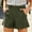 Army Green1, variant on RKSTN Womens Shorts with Pockets Plus Size High Waisted Summer Shorts for Women Button Trendy Loose Fit Wide Leg Travel Beach Shorts (Red ,XL)