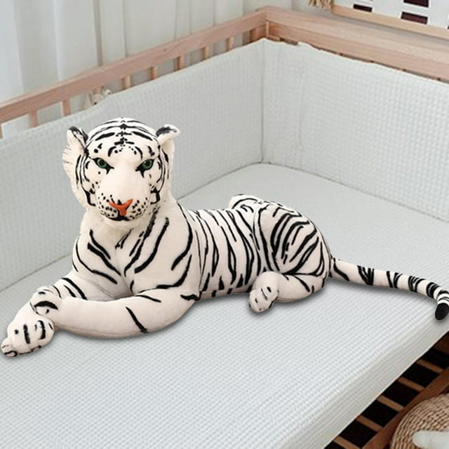 Juguete de peluche de Tigre Hugo Almohada para dormir Juguetes de animales de peluche Blanco