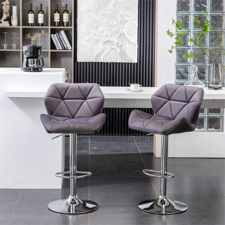 Callie adjustable on sale height tufted barstool
