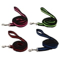 thumbnail image 2 of Elastic Bungee Buffer Dog Leash, Adjustable Nylon Pet Traction Rope with Stainless Steel Snap Hook for Walking Jogging Training, Strong Durable Extendable Leash for Most Dogs, Green, 2 of 6