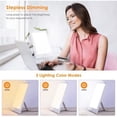 thumbnail image 2 of Light Therapy Lamp - Daylight - UV Free - 12000 lux Dimmable LED 3000-6500 K - Touch Control - Timer, 2 of 4