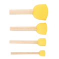 thumbnail image 4 of 4Pcs Wooden Handle Stencil Sponge Foam Brush Furniture Craft Art Painting Tool, 4 of 5