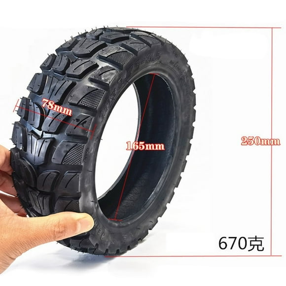 GLFILL 10 Inch 10x2.75-6.5 Scooter Tire 10x2.70-6.5 Tubeless Off-road Tires Wearproof Electirc Scooter Replace Tyre Built-in Live Glue 1pcs