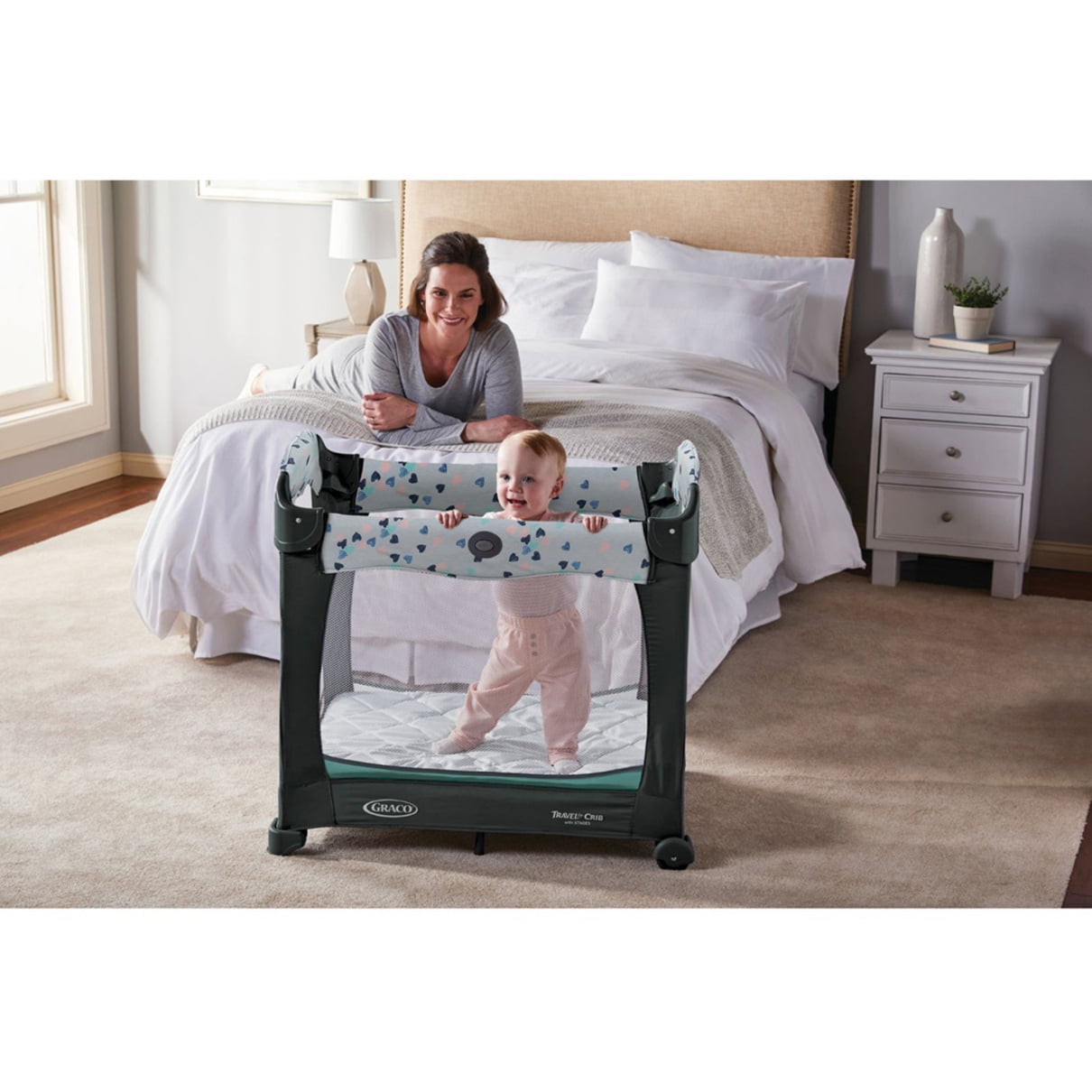 Graco Travel Lite Crib With Stages, Lauren lupon.gov.ph