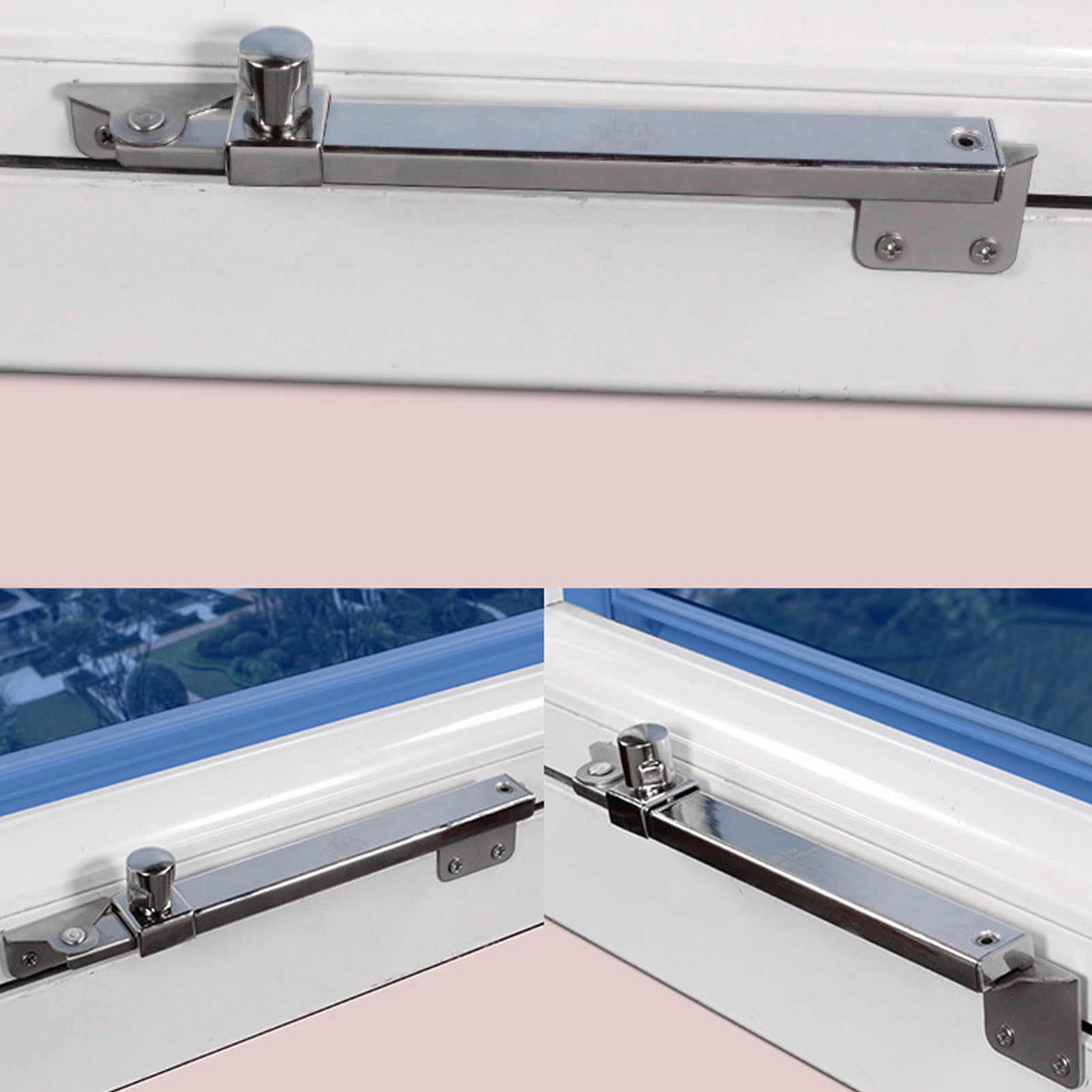 Removable Window Frame Support Casement Window Stay, High Durability Window Brace Prevent Shaking ...