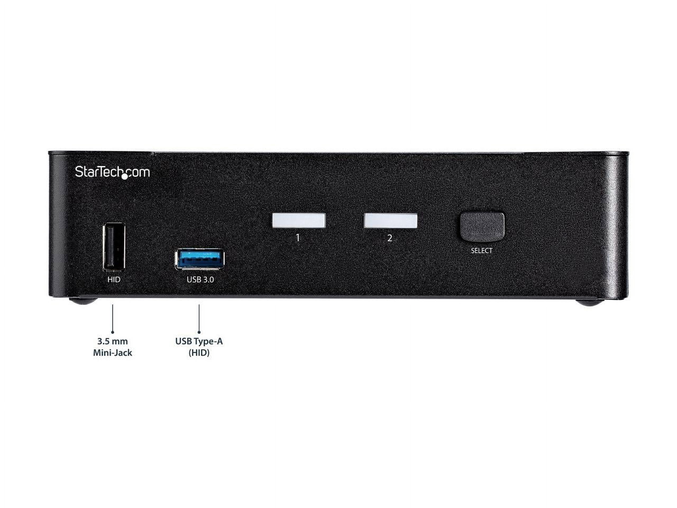 StarTech SV231DPU34K KVM Switch 2-Port DisplayPort 4K 60Hz