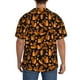 thumbnail image 3 of Balery Cute Squirrel Camisa Casual de Manga Corta con Botones para Hombre, Texturizada, Estilo Cubano, para Playa, Verano-Large, 3 of 5
