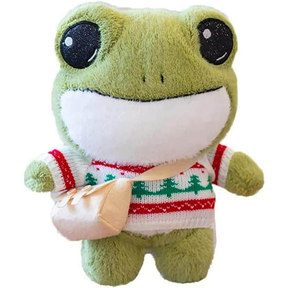 11.8 IN Frog Plush Toys Cute Toy Doll Plush Stuffed Doll Toy Cartoon Animal Toy Gift for Children Girls Friends