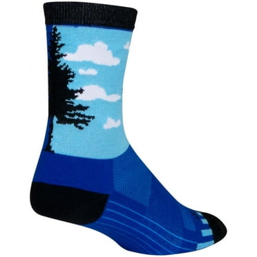 SockGuy Night and Day Crew Sock - 6", Small/Medium