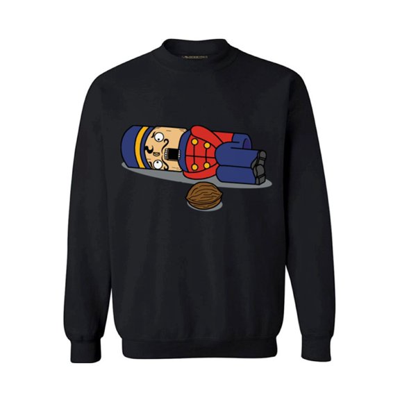 Awkward Styles Nutcracker Christmas Sweatshirt Ugly Christmas Sweater Funny Christmas Sweater Party Xmas Gifts Christmas Sweatshirt for Men and for Women Christmas Nutcracker Funny Holiday Sweater