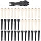 thumbnail image 1 of 36 Piezas de Clavijas Puente Guitarra AcúStica en y Negro con Extractor Clavija 1 Pieza, 1 of 5