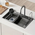 thumbnail image 2 of 1pc Large Single-slot Stainless Steel Sink In The Kitchen, High-end Multi-functional, 2 of 4