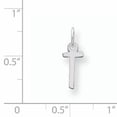 thumbnail image 2 of Sterling Silver Polished Small Slanted Block Initial T Charm QC5081T, 2 of 2