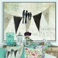 thumbnail image 3 of Marché aux Oiseaux Français - Toile Encadrée Style Ferme, 3 of 3