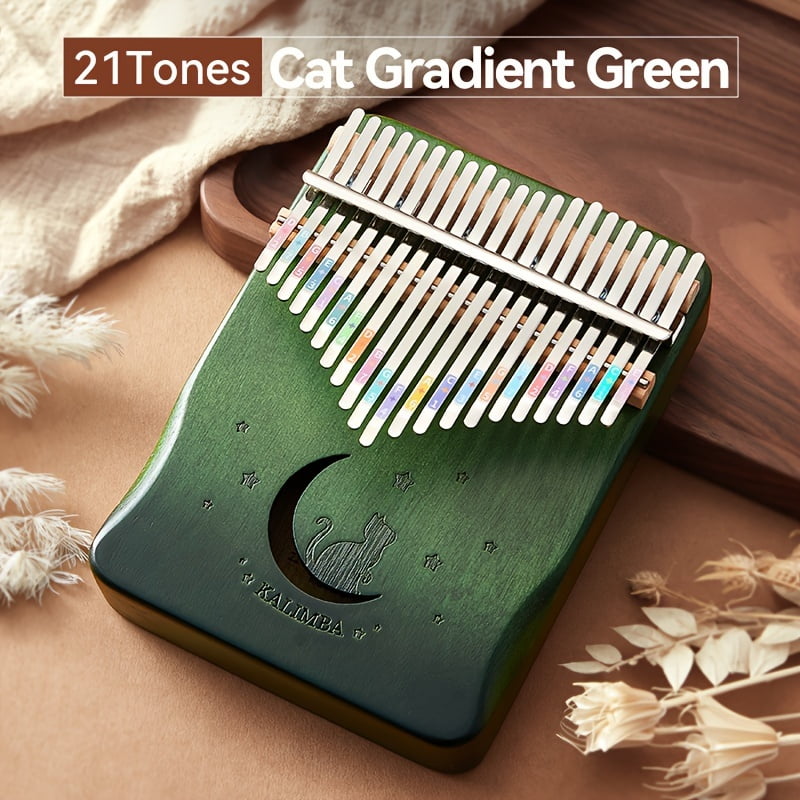 21-Key Thumb Piano Kalimba Beginner-Friendly Finger Piano for Girls, Easy-to-Learn Birthday Gift Musical Instrument