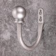 thumbnail image 3 of style3 Un par de ganchos de cortina de metal livianos: ganchos de cortina retro para montaje en pared., 3 of 4