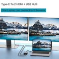 thumbnail image 5 of 4 in 1 Type-C to Dual HDMI + USB + Type-C HUB Adapter, 5 of 5