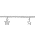 thumbnail image 5 of Vanbelle Sterling Silver Jewelry Dangling Open and Close Star Charm Anklet with Rhodium Plating for Women, 5 of 6