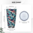 thumbnail image 4 of KLL Fish In The Wave Print 40oz Stainless Steel Insulated Car Cup with Spillproof Lid - Keep Your Drink Hot or Cold on the Go-Without Straw, 4 of 8