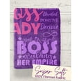 thumbnail image 2 of Boss Lady Gifts from Employees, Flannel Plush Blankets (50*60) Office Gift for Women on Boss Day, Birthday, Christmas, Retirement, Fuzzy Soft Bed Blankets-Boss Lady-Purple, 2 of 6