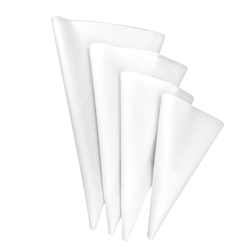 AOZUO 4 Pack Reusable Cotton Cloth Piping Bags - 12 Inch Anti-Burst For Cake & Cookie Decorating - View #4