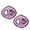 Pink, variant on TUFFY® Ultimate 3WayRing Yellow Bone, 2 Pack, Durable Plush Squeaky Dog Toys