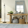 thumbnail image 4 of Henn&Hart 12" Blackened Bronze Metal/Glass Floor Lamp, 4 of 7