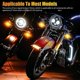 thumbnail image 5 of 4pcs Motorcycle Turn Signals Amber Lights Led Indicator For, 5 of 5