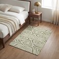 thumbnail image 4 of Entryway Rug 2'x3', Sage Green Geometric Kitchen Runner Rugs Non-Slip Carpet Mats, Farmhouse Abstract Stripes Graffiti Bedside Rugs Runners Washable Floor Carpet for Bathroom Laundry Room, 4 of 7