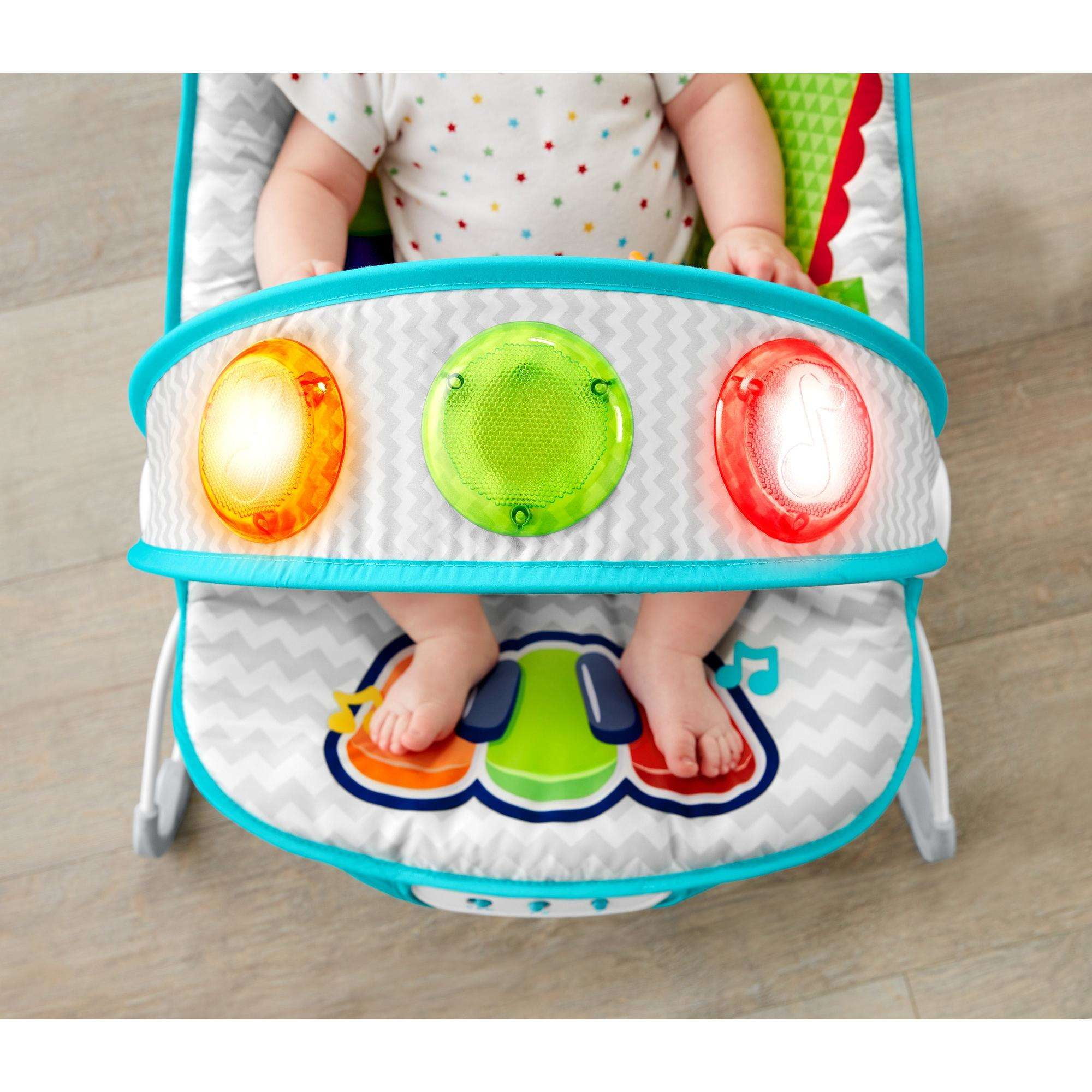 kick and play bouncer