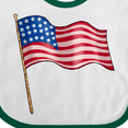 thumbnail image 4 of Inktastic American Flag Design Boys or Girls Baby Bib, 4 of 4