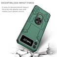 thumbnail image 4 of Allytechgroup Galaxy Z Flip 3 Magnetic Case, Compatible with Car Mount Shockproof Ring Holder Anti-Scratch Bumper Slim Hard PC Cover Phone Case for Samsung Galaxy Z Flip3, Darkgreen, 4 of 11