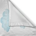 thumbnail image 3 of Ambesonne Cloud Kitchen Curtains, Blended Watercolor Style, 55"x45", Azure Blue Pale Blue, 3 of 3