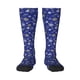 thumbnail image 1 of Balery Golden Snowflakes Royal Blue Calcetines novedosos Calcetines deportivos Calcetines hasta la rodilla Calcetines de algodón Calcetines originales y geniales, 1 of 6