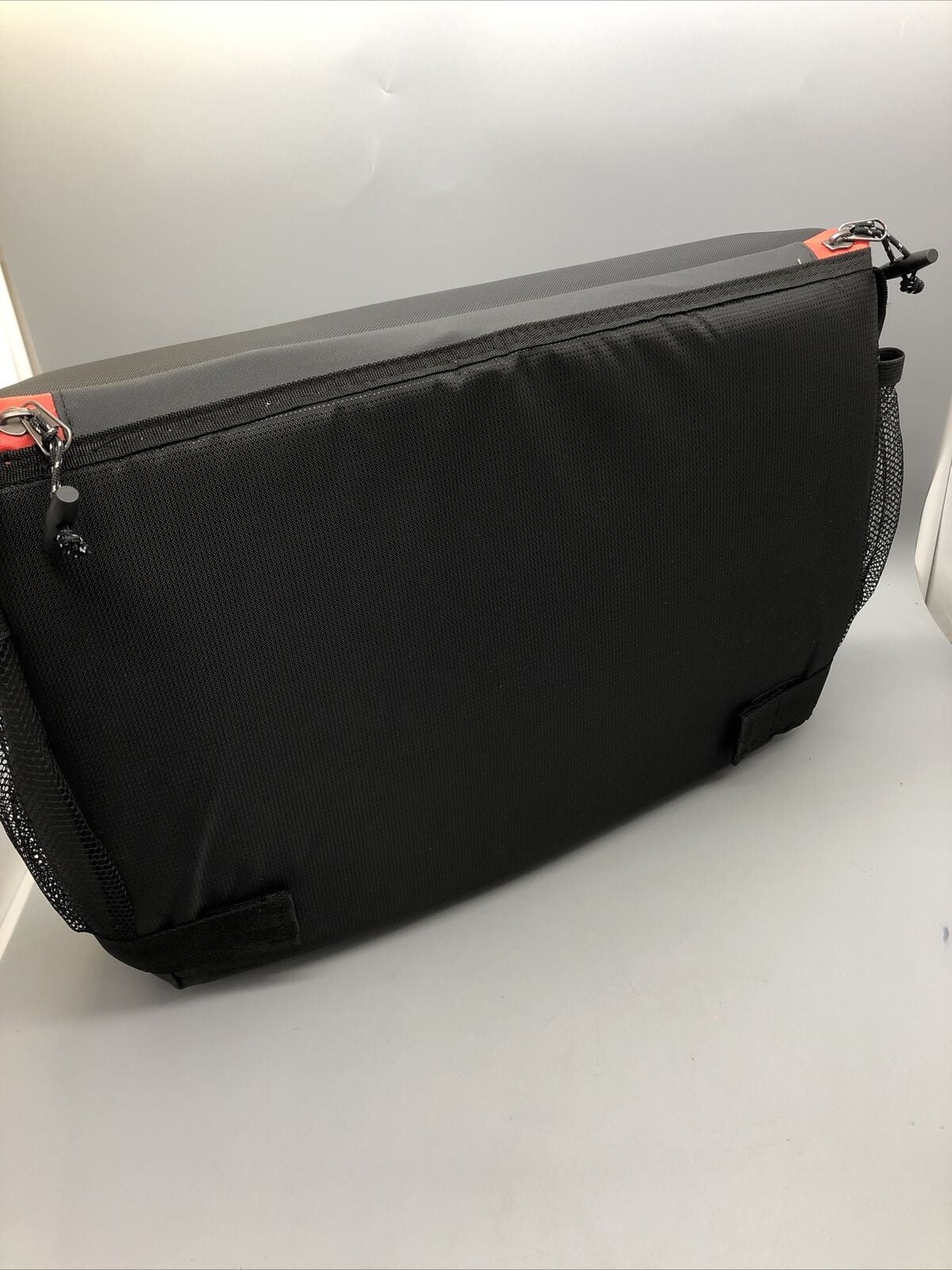 Titan 50-Can Collapsible Cooler Black & Red TableTop™ with 2 Drink Holders & Lid