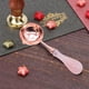 thumbnail image 4 of Cuchara De Lacre Cuchara de fusión anti-calor de cera de sellado con mango de cristal para manualidades (oro rosa rosa) Likrtyny Libre de BPA, 4 of 6