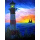 thumbnail image 1 of Wdftyju Faro de noche pintura al óleo por números Kits DIY pintado a mano sobre lienzo arte de pared Wdftyju 6sq6sn5ec2kg6lp3, 1 of 9