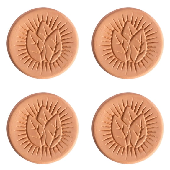 Reusable Terracotta Sugar Softener Disc, Brown Sugar Keeper for Food Storage Containers - Terra Cotta Brown Sugar Saver Disc to Keep Moist, Fresh, and Clump-Free (Kitchen Gadget, 1-4 Pack)