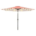 thumbnail image 1 of Trademark Innovations 9 ft. Deluxe Solar Powered LED Steel Lighted Patio Umbrella with Tilt, 1 of 11