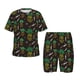 thumbnail image 1 of Balery Pineapples Conjunto de Pijama Infantil de Manga Corta con Estampado – Ropa de Dormir de Algodón Suave-4X-Large, 1 of 6