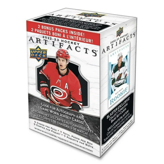 2022-23 Upper Deck Artifacts NHL Hockey Blaster Box Trading Cards
