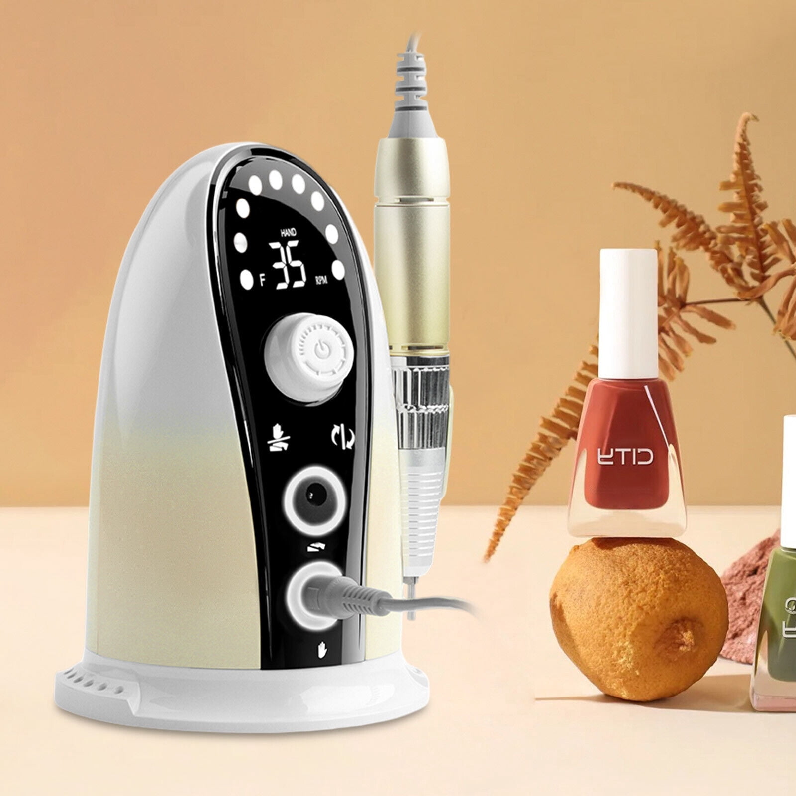 Electric Nail Drill File Manicure & Pedicure Machine Polishing Tool 35000rpm