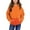 Orange-16, variant on Avrntaa Cute Hoodies Sweatshirt for Teen Girls Oversized Long Sleeve Color Block Pullover Top with Pocket