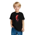 thumbnail image 3 of RXIRUCGD 2025 Vêtements d'Été pour Enfants T-shirt Imprimé Mode Mignon Col Rond Manches Courtes, 3 of 5