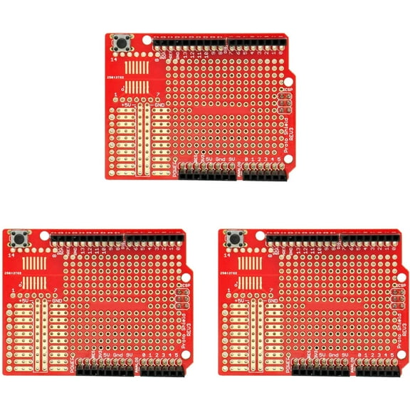 Gikfun Prototype Shield DIY KIT for UNO R3 Mega 328P (Pack of 3 Sets) Ek